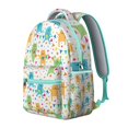 thumbnail image 3 of Artistic Cat Print Student School Backpack with Minimalist Cat Design and Geometric Cat Pattern Abstract Design Book Bag, 3 of 6