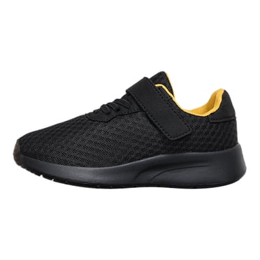 PMVFHDE Chaussures pour Garçon Espadrilles en Maille Respirante Chaussures de Course pour Garçons Légères Non Espadrilles pour Enfants et Ados Or,9,5-10ans