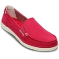 thumbnail image 1 of Crocs Chaussures Mocassins en Toile Walu pour Femmes, Framboise Fuchsia, Taille 4, 1 of 1