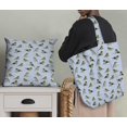thumbnail image 5 of Soimoi Velvet Fabric Flycathcer Bird Printed Craft Fabric by the Yard 58 Inch Wide, 5 of 5