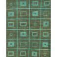 thumbnail image 1 of Ahgly Company Indoor Rectangle Abstract Army Green Abstract Area Rugs, 3' x 5', 1 of 6