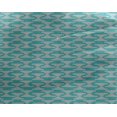 thumbnail image 4 of oneOone Georgette Viscose Fabric Triangle Kasuri Print Fabric By The Yard 42 Inch Wide, 4 of 4