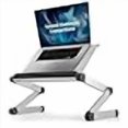 thumbnail image 3 of Uncaged Ergonomics WorkEZ Support pour Ordinateur Portable de Direction Ajustable pour Bureau, Support d'Ordinateur en Aluminium Pliable à Hauteur Réglable, Support Rafraîchissant pour Ordinateur Portable, Rehausseur pour Ordinateur Portable de Bureau, Argent, 3 of 4