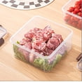 thumbnail image 4 of Food Storage Containers with Timer, ZZkhGO Transparent Fresh-Keeping Box for Refrigerator Microwave, HIPS ABS Plastic BPA Free Meal Prep Container Set with Lids, White, 4 of 7