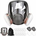 thumbnail image 1 of Silicone Design, 1 Mask + 2 Filter Cartridges, 3+2 Caps, 10 Pads & Storage Bag Full Face Mask with Large Vision, 1 of 5