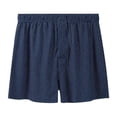 thumbnail image 1 of B91xZ Boxeurs pour Hommes Coupe Confortable et Flexible en Coton Ultra Doux Extensible, Bleu Marine TTG, 1 of 2