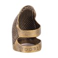thumbnail image 3 of Thimble Sewing Quilting DIY Craft Finger Protector Brass Portable Vintage Thimble, 3 of 7