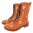 thumbnail image 3 of Kcodviy Bottes Longues pour Femmes à Semelle Crantée, Bottes à Plateforme, Chaussures, Talons Décontractés pour Femmes, Bottines et Bottes pour Femmes, Bottes Antidérapantes pour Femmes, 3 of 3