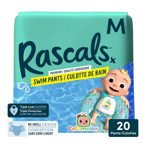 Culottes de Bain Rascals Premium, taille M, 20 pièces