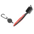 thumbnail image 4 of 8 Colors  Club Brush, Multifunctional  Club Cleaner, For  Shoes Enthusiasts For Golfers Red, 4 of 8
