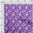 thumbnail image 1 of oneOone Tissu Violet en Polyester Lycra à Fleurs, Tissu pour Robe, Tissu Imprimé, Tissu au Mètre, 56 Pouces de Large, 1 of 4