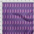 thumbnail image 3 of oneOone Polyester Lycra Fabric Peacock Block Print Fabric By The Yard 56 Inch Wide, 3 of 4