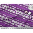 thumbnail image 2 of Soimoi Rayon Fabric Ethnic Block Printed Craft Fabric by The Yard 56 Inch Wide, 2 of 2