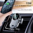 thumbnail image 4 of EGNMCR Room Decor Home Decor New Smart Infrared Sensor Car Wireless Charge Phone Stand Car Dashboard Mount plasti Charging, 4 of 4