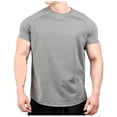 thumbnail image 2 of QIPOPIQ Men's Short Sleeve UPF 50+ Sun Protection Shirts Quick Dry Rashguard Swim Shirt SPF Workout Fishing Athletic T-Shirt Clearance, 2 of 7