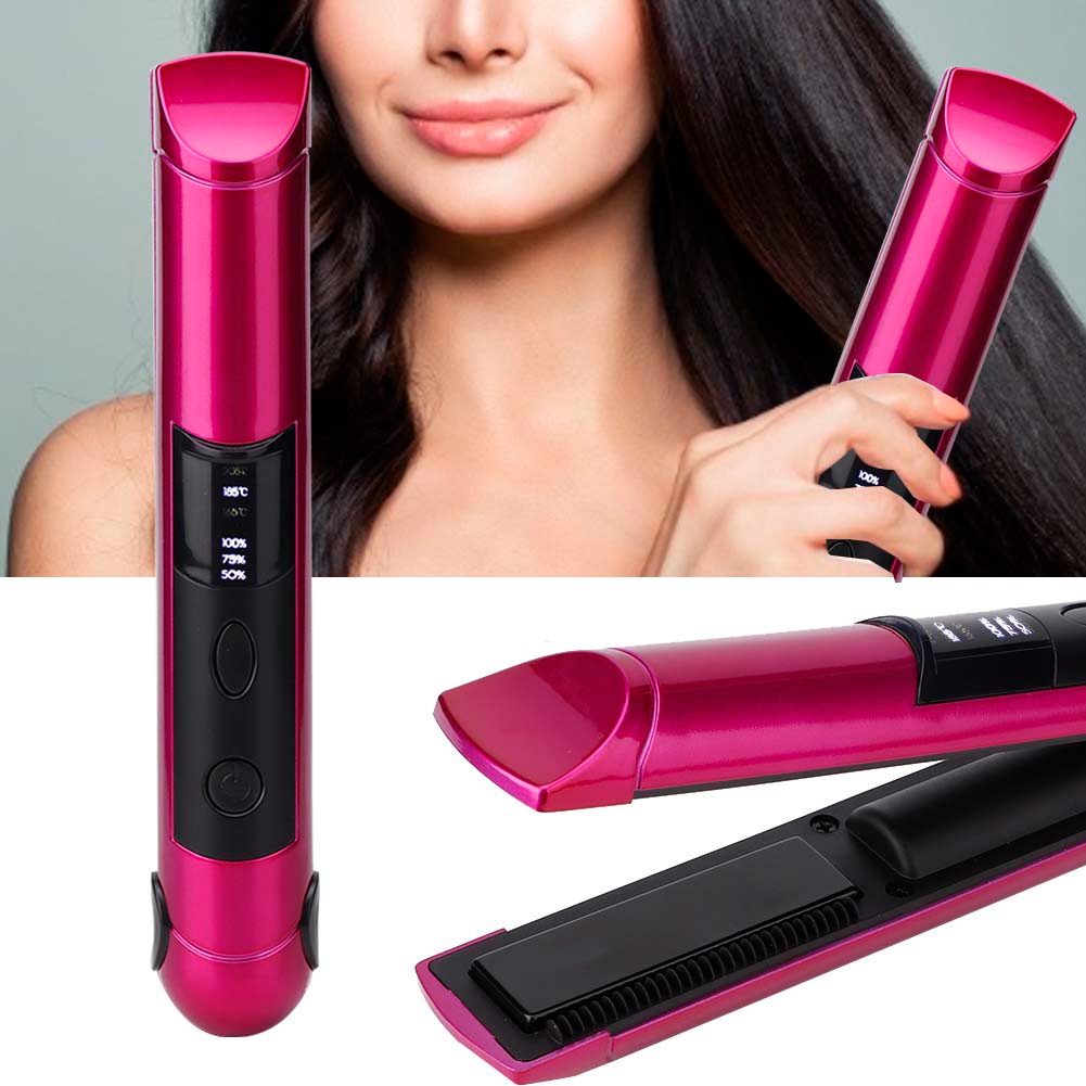 Loewten Hair Straightener Rechargeable Hair Straightener Multi-functional Hair Styling Tool Women For Girls Female