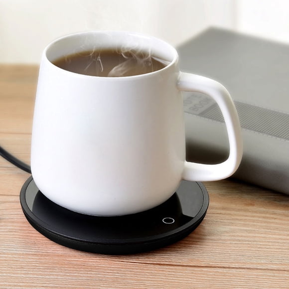 Coussin Chauffant pour Tasse Coussin Chauffant pour Tasse Abs Verre Trempé Électrique Imperméable Tactile Tapis Chauffant pour Tasse Coussinet Chauffant pour Café Thé Lait
