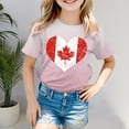 thumbnail image 2 of WEAIXIMIUNG Chemise à Rayures à Manches Longues pour Enfants T-Shirt à Manches Courtes pour Filles T-Shirt d'Été à Col Rond Coupe Décontractée T-Shirts Basiques, 2 of 4