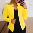thumbnail image 4 of cfhntfmh Cardigan Grande Taille pour Femmes Mode à devant Ouvert Manches Longues Tuniques Chemises Automne Formel Travail Bureau Cardigans, 4 of 5