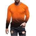 thumbnail image 4 of Meichang T-Shirt à Manches Longues pour Homme en Coton, T-Shirts Graphiques pour Hommes Mode Urbaine à Imprimé 3D Illusion d'Optique, T-Shirts Mode à Col Rond Confortables à Manches Longues pour Homme, 4 of 6