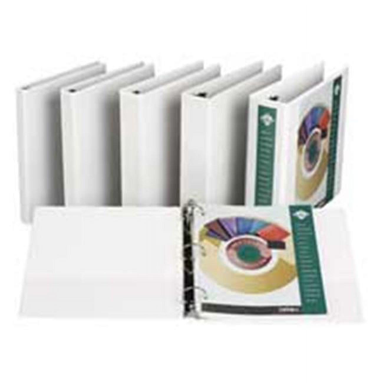 Insertable Binder- 1-.50in. Capacity- 8-.50in.x11in.- White