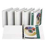 Insertable Binder- 1-.50in. Capacity- 8-.50in.x11in.- White