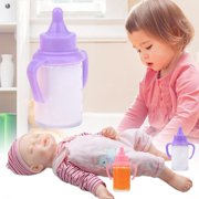 SIfdSeng One Year Old Toys for Boys 2Pcs Baby Dolls Feeding Bottle Set Doll Accessory Disappearing Milk Juice Pretend Play Toy for Kids 45Ml One Year Old Toys for Boys Outside