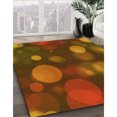 thumbnail image 3 of Ahgly Company Tapis Rectangulaire Lavable en Machine Intérieur Transitionnel Rouge Tomate, 3 Pieds x 5 Pieds, 3 of 7