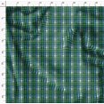 thumbnail image 4 of Soimoi Modal Satin Fabric Plaid Check Printed Fabric 1 Yard 42 Inch Wide, 4 of 5