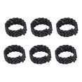 thumbnail image 3 of 30 Pcs Accessoires Perruques Extensions de Cheveux Anneaux de Serrage Tresses Dreadlocks Perles Poignets Clips (Noir), 3 of 7
