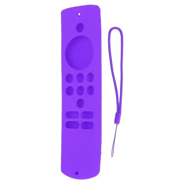 Remote Control Cover, Remote Control Protective Cover Washable Anti Slip Silicone For TV Purple