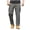 Grey, variant on Pisexur Cargo Pants for Men Casual Solid Color Straight Leg Mens Pants Classic Drawstring Elastic Waist Mens Cargo Pants Loose Lightweight Breathable Hiking Pants with Flap Pockets S-3XL Black