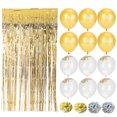 thumbnail image 1 of Sequin Balloon Set Decorative Fringed Curtain Paper Flower Ball for 2021 New Year Party, 1 of 14