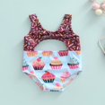 thumbnail image 2 of Maillots de Bain une Pièce pour Bébé Fille Biscuit/Cake Print, 2 of 8