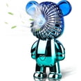 thumbnail image 1 of innotech Portable Fan,Mini Cute Bear Desk Fan Small Quiet,3-Speed Adjustable Usb Powered Fan,Electroplating Cute Shape, 1 of 6
