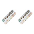 thumbnail image 2 of Thinsony Natural Conch Chip Nail Sticker Set High Brightness Nail Decals Kit Manicure Beauty Supplies 1 2Set, 2 of 6