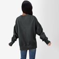 thumbnail image 4 of Timegard Oversized Sweatshirt for Women Thumb Hole Side Split Pullover Fall Loose Long Sleeve Tops, 4 of 4