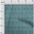 thumbnail image 1 of oneOone Cotton Poplin Fabric Dot & Waves Block Print Sewing Fabric BTY 56 Inch Wide, 1 of 4