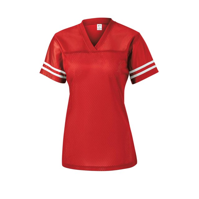 Gravity Threads Chemise Réplique pour Femmes - Rouge Vif/blanc - 2TG