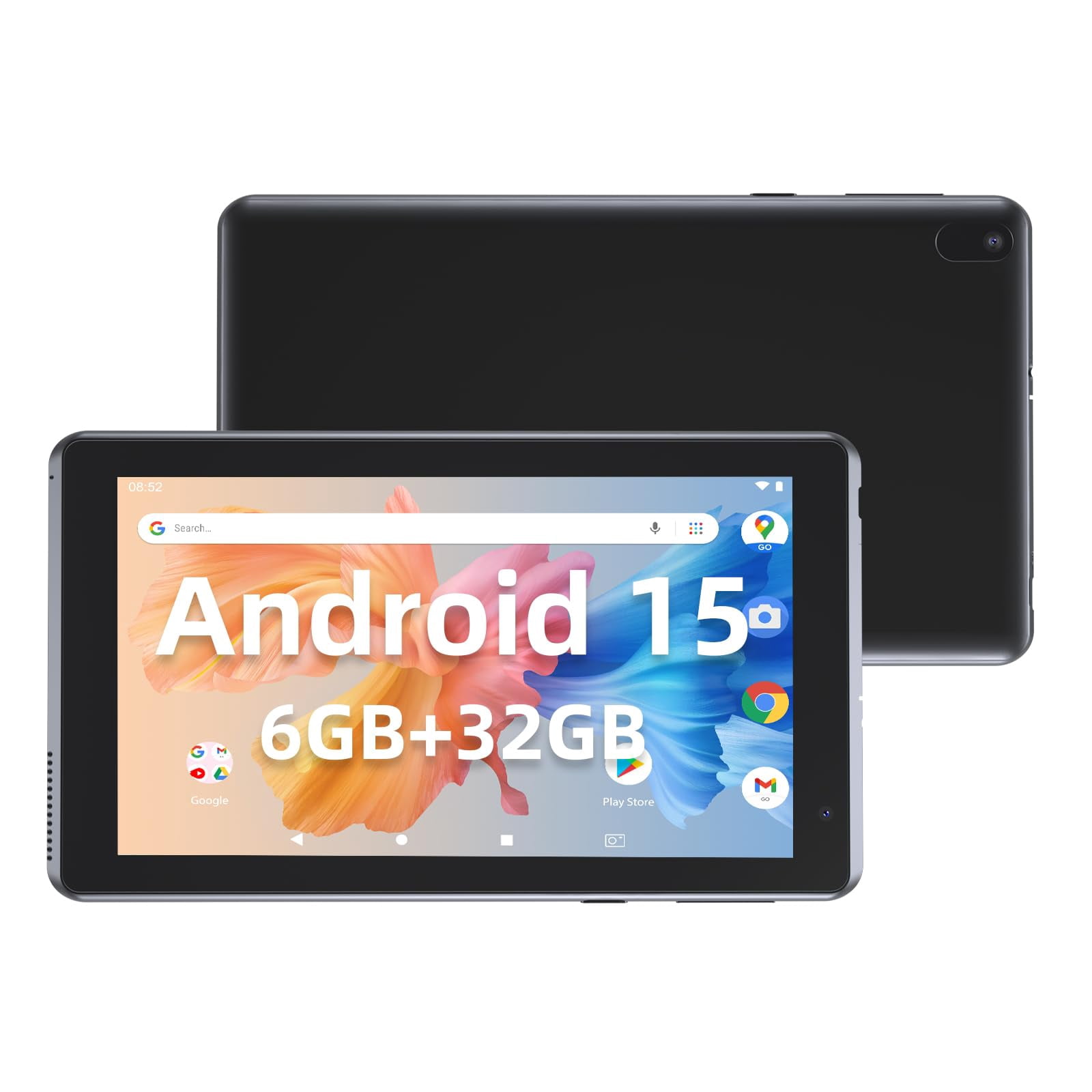 IWEGGO Android 15 Tablet, 7 Inch 6GB RAM+32GB ROM/ 1TB Expandable Computer, 5MP Camera Tablets, 1.6Ghz Quad-core Processor, 3000mAH Battery Tablet PC, Wi-