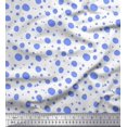 thumbnail image 1 of Soimoi Blue Heavy Satin Fabric Dots Dots Fabric Prints By Yard 54 Inch Wide, 1 of 5