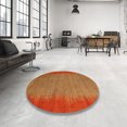 thumbnail image 4 of Ahgly Company Machine Washable Indoor Square Abstract Red Area Rugs, 7' Square, 4 of 7