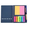 thumbnail image 4 of Livre de Journal, Carnet Design Innovant Double Bobine avec Stylo Insert pour Bureau d'Affaires Papeterie Bleu, 4 of 8