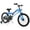 Blue, variant on Costway 18" LED Lighted Kids Bike with Adjustable Seat Coaster Brake Training Wheels Blue Patented