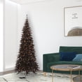 thumbnail image 2 of Vickerman 7.5' Black Fir Slim Artificial Christmas Tree with 500 Clear Lights, 2 of 3