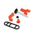 thumbnail image 4 of Compact Plastic Bicycle Wheel Truing Tool for Road Bike Wheel Alignment and Repair - Lightweight 32g Mini Adjustment Stand with Rubber Band, Red Color Option, 4 of 5