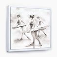 thumbnail image 1 of Ballerines Aquarelle Danse I - Toile Encadrée Campagnarde Française, 1 of 3