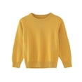 thumbnail image 1 of Children Sweater Knitted Round Neck Solid Pullover Boys Girls, 1 of 4