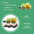 thumbnail image 4 of IMENGL Construction Fridge Magnets For Toddlers 50 PCS Refrigerator Magnets For Kids Create A Scene Play Sticker Book Travel Game Educational Toys For Kids 3D-Puzzles,60900,111000,490,1005000,5400,4, 4 of 8
