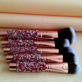 thumbnail image 3 of LNGOOR The New Diamond-wrapped 10-pack Makeup Brush Set  Eyeshadow Foundation  Concealer  Eyeshadow Blush Powder  Mixed Beauty  Soft  Comprehensive Makeup  Beauty Tools  Makeup  Halloween, 3 of 6